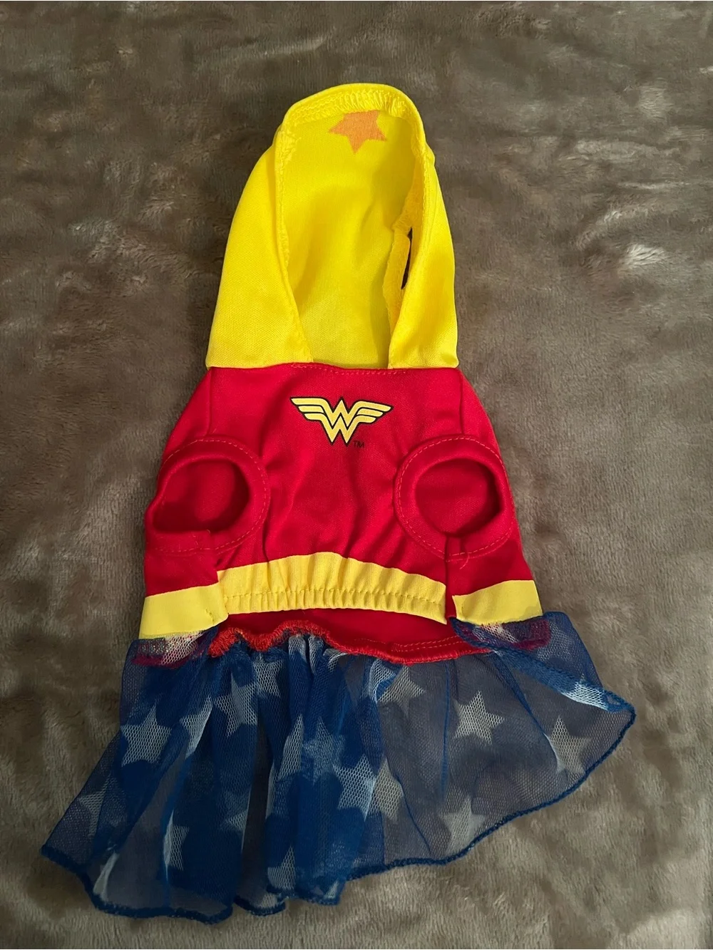 XS Wonder Woman Dog Costume